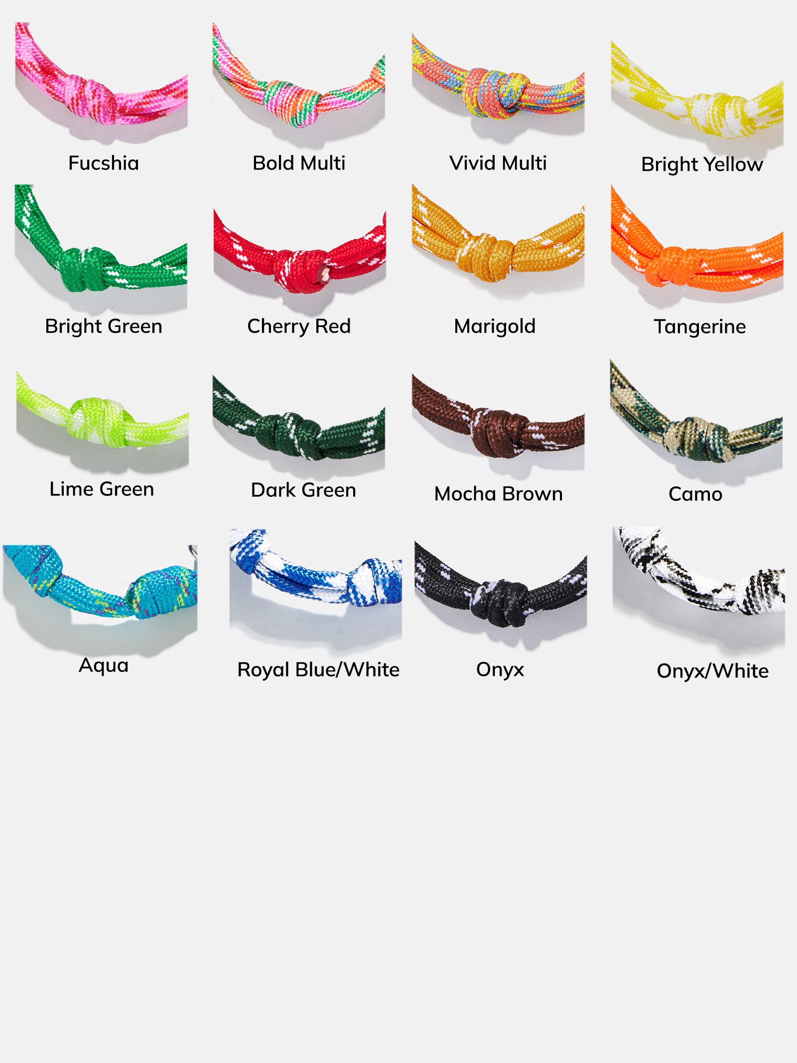 Knotty Initial Bracelet - Dark Green - Image 9