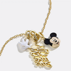 Disney Mickey Mouse Cluster Charm Necklace - Mickey Mouse